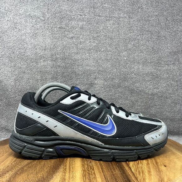 Nike Dart 8 Running Shoes Sneakers 2010 Men's 8.5 Black Silver Blue 395841-009